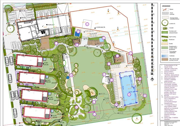 A resort helyszínrajza